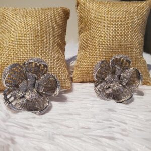 Cubic Zirconia Statement Earrings