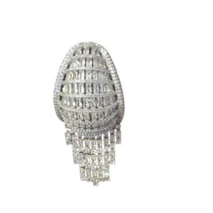 Cubic Zirconia Earrings, Rhinestone Dangle/ Drop Earrings